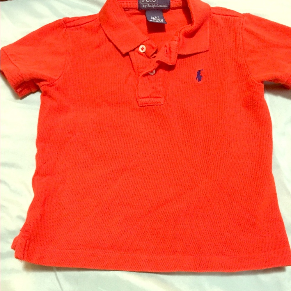 Boys 2T Ralph Lauren Polo Orange